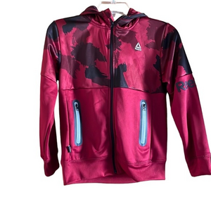 Reebok Boy’s Full Zip Hoodie Red Camo Size‎ Medium 8